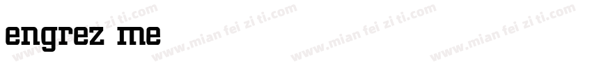 engrez medium字体转换